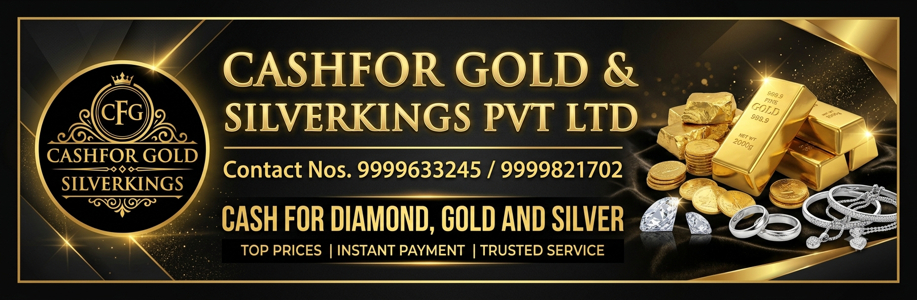 cash for diamond, gold and silver